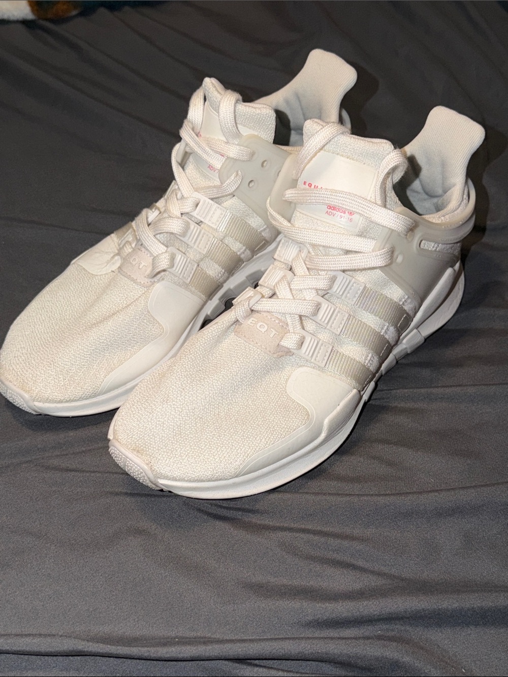 adidas Off-White/Cream EQT Support ADV Sneakers